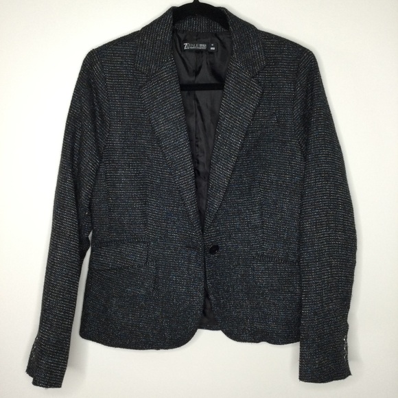 7th AVENUE DESIGN STUDIO Tweed Blazer Size 10 - Picture 9 of 9